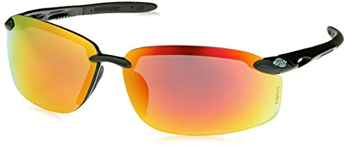 Crossfire 12620 W Safety Glasses, Red Mirror Lens, One Size