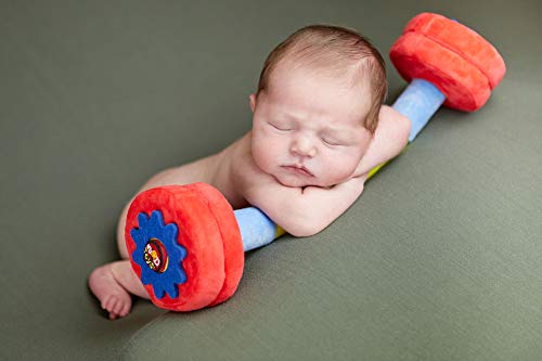WOD Toys Baby Barbell Plush with Rattle & Sensory Sounds – Safe, Durable Fitness Toy for Newborns, Infants and Babies | The Storepaperoomates Retail Market - Fast Affordable Shopping