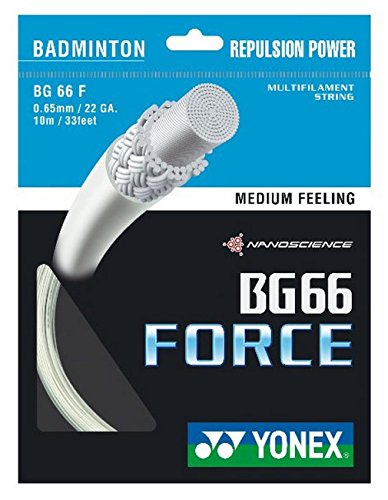 YONEX BG 66 Force Badminton String – White