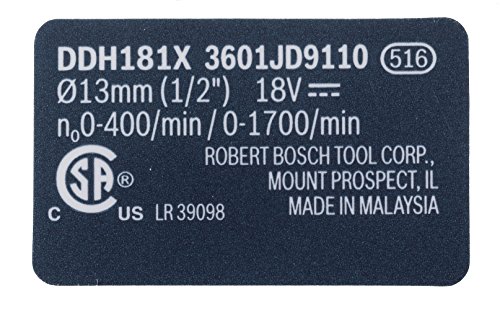 Bosch Parts 2609134884 Nameplate
