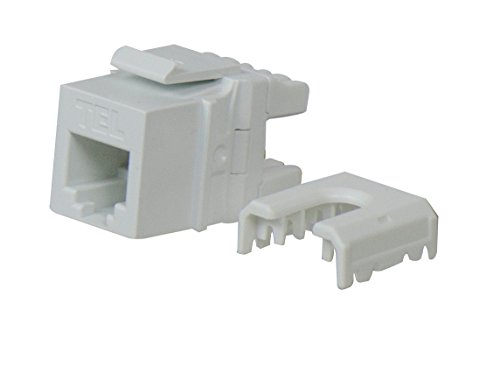 Legrand – On-Q WP3473WH Quick Connect RJ25 6-Position 6-Conductor Telephone Keystone Insert, White