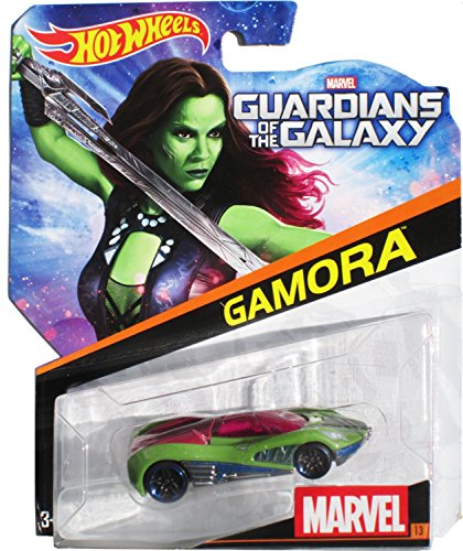 Hot Wheels, Marvel Die-Cast Car, Gamora #13, 1:64 Scale