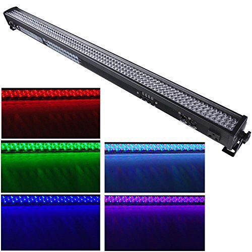 AW 30W 252Pcs LED Wall Washer Light Bar 42.5″ Remote Control DMX RGB Color Changing Indoor Wedding Church Party Club Stage Bar