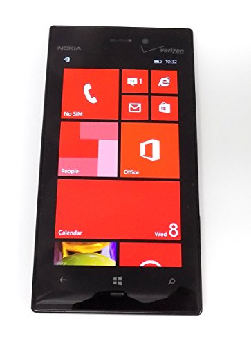 Nokia Lumia 928 32GB Unlocked GSM 4G LTE Windows Smartphone w/ 8MP Carl Zeiss Optics Camera – Black
