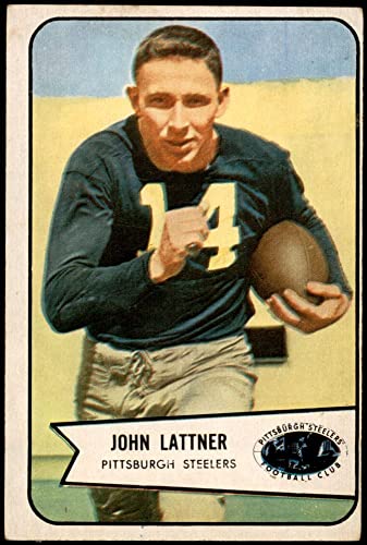 1954 Bowman # 128 John Lattner Pittsburgh Steelers (Football Card) Dean’s Cards 2 – GOOD Steelers