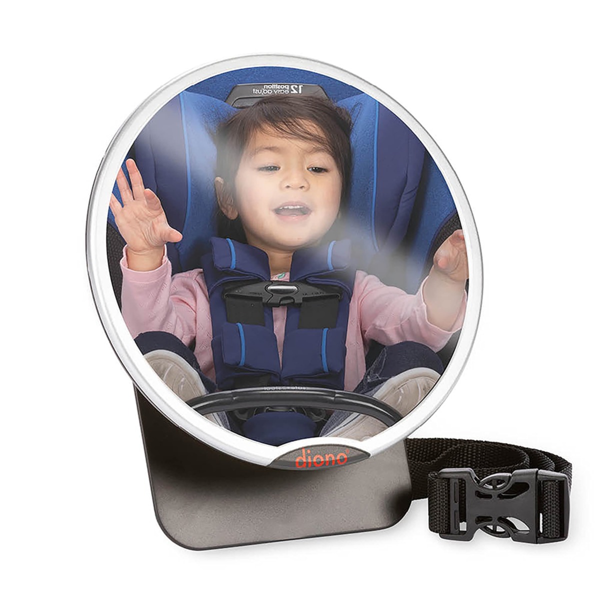 Diono Easy View Baby Car Mirror, Safety Car Seat Mirror for Rear Facing Infant, Fully Adjustable with 360 Rotation, Wide Crystal Clear View, Shatterproof, Crash Tested | The Storepaperoomates Retail Market - Fast Affordable Shopping