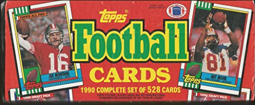 1990 Topps NFL Football Factory Sealed Complete 528 Card Set