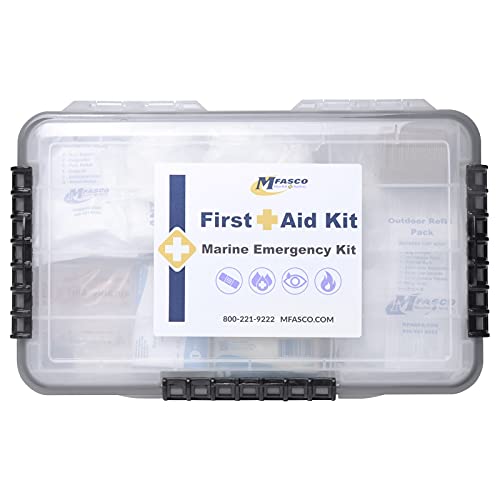 Marine Emergency First Aid Kit in Waterproof Case