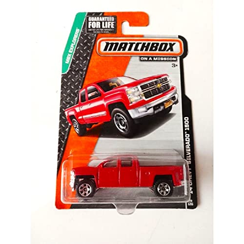 Matchbox, MBX Explorers, ’14 Chevy Silverado 1500 [Red] 29/120