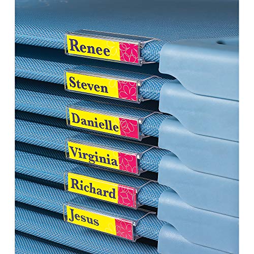 Children’s Factory, Angeles Name Clips for Cots, 5 Pack, AFB5741, Plastic Name Tags for Kids & Toddlers, Classroom and Daycare Rest Cot Identifiers