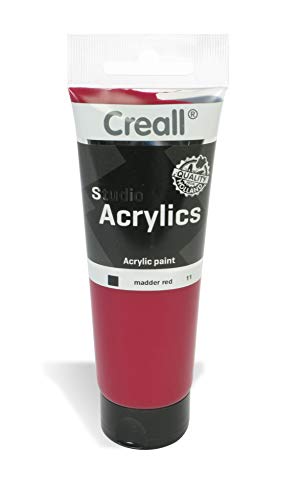 American Educational Products A-33711 Creall Studio Acrylics Tube, 120 mL, 11 Madder Red