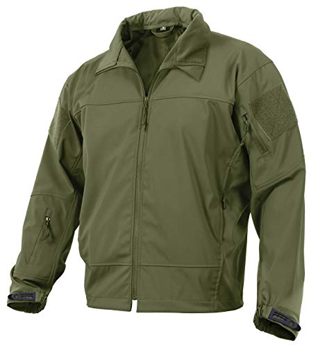 Rothco Covert Ops LT Weight Soft Shell Jacket, Olive Drab, X-Large