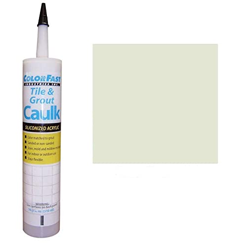 Color Fast Caulk Matched to Custom Building Products (Snow White Unsanded)
