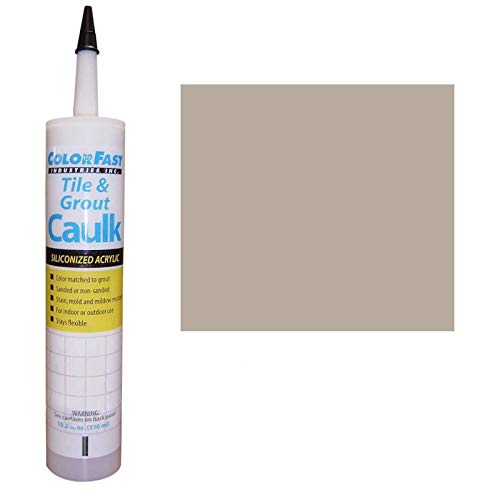 Color Fast Caulk Matched to Custom Building Products (Oyster Gray Unsanded)