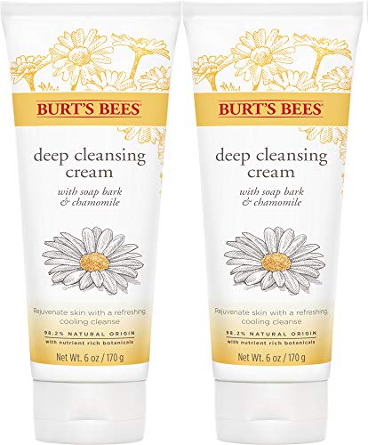 Burt’s Bees Soap Bark and Chamomile Deep Cleansing Cream, 6 ounce pack of 2