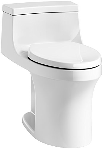 KOHLER K-5172-RA-0 San Souci Comfort Height Toilet, 25.31 x 16.38 x 27.75 inches, White