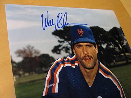 WALLY BACKMAN 1980’s Show Signed Mets 8X10 Baseball Photo -Guaranteed Authentic