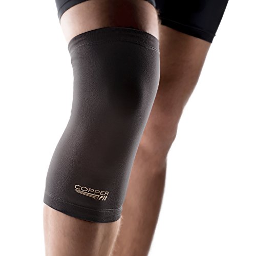 Copper Fit Original Recovery Knee Sleeve, Black with Copper Trim, X-Large