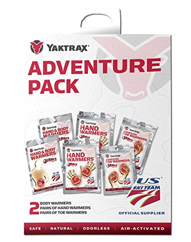 Yaktrax Hand Warmer, Body Warmer, and Toe Warmer Adventure Pack