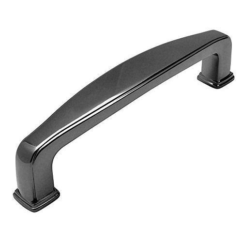 Cosmas 10 Pack 4389BN Black Nickel Modern Cabinet Hardware Handle Pull – 3″ Inch (76mm) Hole Centers