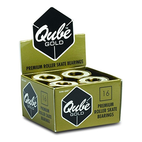 QUBE Gold Swiss Bearings – 8mm Boxed