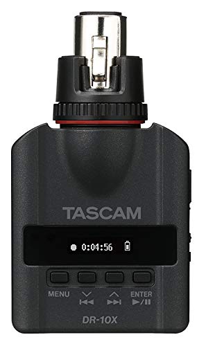 TASCAM Plug-On Micro Linear PCM Digital Recorder for XLR Microphones, Black (DR-10X) | The Storepaperoomates Retail Market - Fast Affordable Shopping