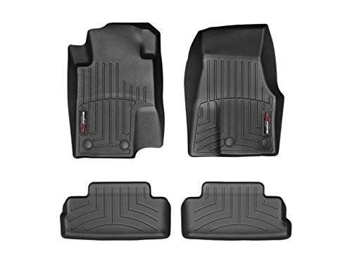 WeatherTech Custom Fit FloorLiner for Ford Mustang -1st & 2nd Row (Black)