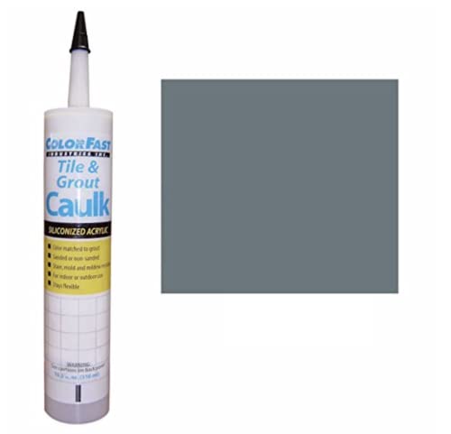 Color Fast Caulk Matched to Custom Building Products (Pewter Sanded)