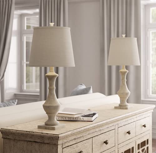 Urbanest Set of 2 Marion Table Lamps, Weathered White