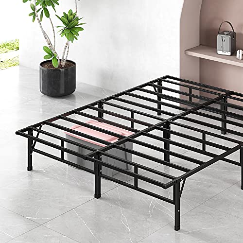 ZINUS SmartBase Compack Mattress Foundation / 14 Inch Metal Bed Frame / No Box Spring Needed / Sturdy Steel Slat Support, Full