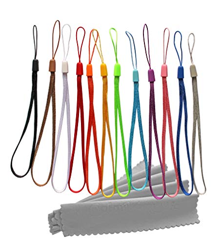 2 Dozen Wrist Straps Lanyards for USB Flash Drive Memory Stick Capacitive Stylus Pens Assorted Colors (Multi-Color (7 inch 24 pcs))
