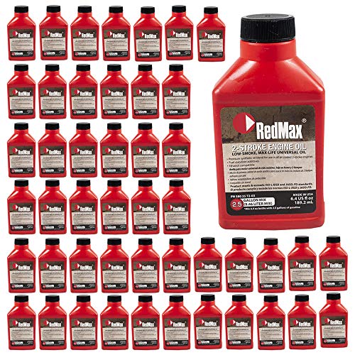 RedMax 580357203 OEM MaxLife 2-Cycle Oil 6.4oz 50:1 2.5 Gallon Mix, Case of 48