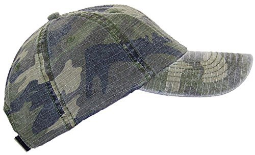Mega Cap MG Unisex Unstructured Ripstop Camouflage, Camo, Size One Size