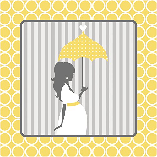 Creative Converting 16 Count 3-Ply Mod Baby Shower Lunch Napkins, Yellow/Gray | The Storepaperoomates Retail Market - Fast Affordable Shopping