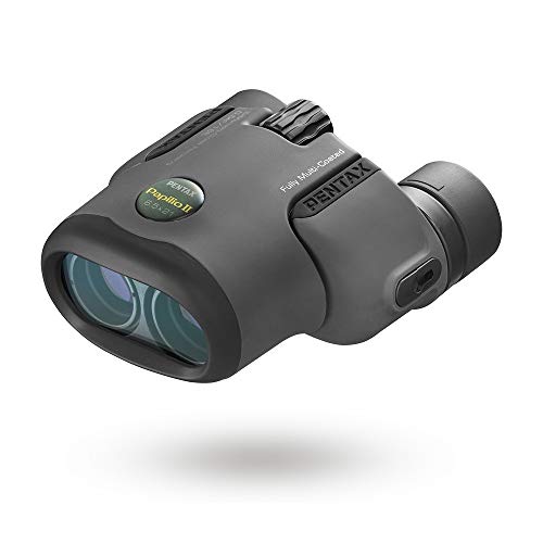 Pentax Papilio II 6.5×21 Binoculars (Gray) suitable for watching objects both close-up and far away