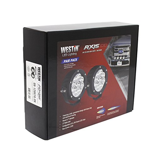 Westin 09-12007A-PR Black Axis LED Aux Light