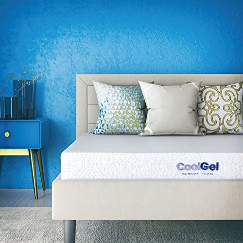 Classic Brands Cool Gel Gel Memory Foam 6-Inch Mattress | CertiPUR-US Certified | Bed-in-a-Box, Full