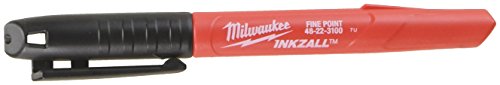 Milwaukee 48-22-3100 Inkzall Jobsite Fine Point Black Permanent Marker 12 Pack | The Storepaperoomates Retail Market - Fast Affordable Shopping