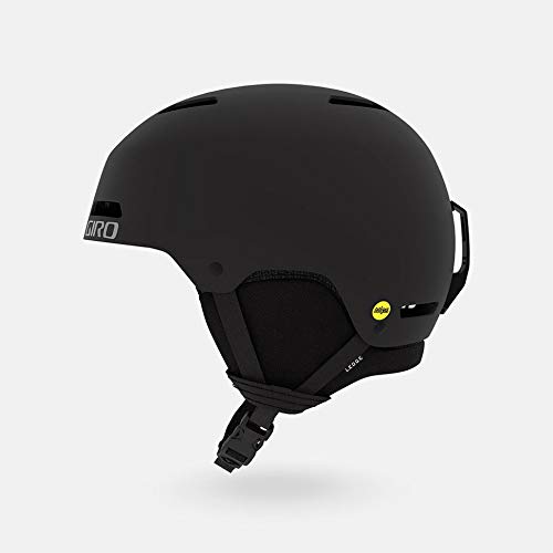 Giro Ledge MIPS Ski Helmet – Snowboard Helmet for Men, Women & Youth – Matte Black – Size M (55.5-59 cm)