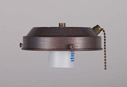 Volume Lighting V0907-79 1-Light Antique Bronze Ceiling Fan Light Kit
