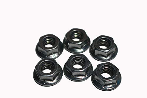 Forester Chainsaw Replacement Bar Nuts – New 6 Pack Chain Saw Nuts Fits Husqvarna Jonsered Partner Replaces OEM 503220001 Chainsaw Parts and Accessories Sprocket Cover Flange Nut for Guide Bars
