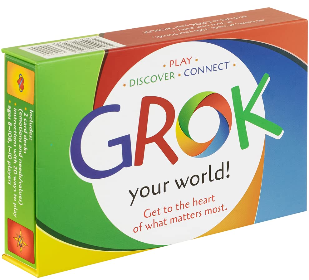 GROK Conversation Cards & Empathy Games | 20 Playful and Profound Games to Build Engaging & Meaningful Connections | Strengthen Your Emotional Intelligence, and Develop Lasting Relationships | The Storepaperoomates Retail Market - Fast Affordable Shopping