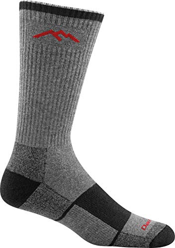 Darn Tough Coolmax Boot Full Cushion Sock – Men’s (Gray/Black, X-Large)