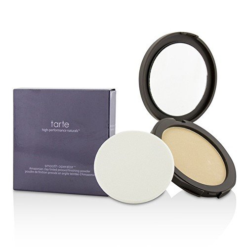 Tarte Smooth Operator Amazonian Clay Tinted Pressed Finishing Powder, Fair, 0.39 Ounce