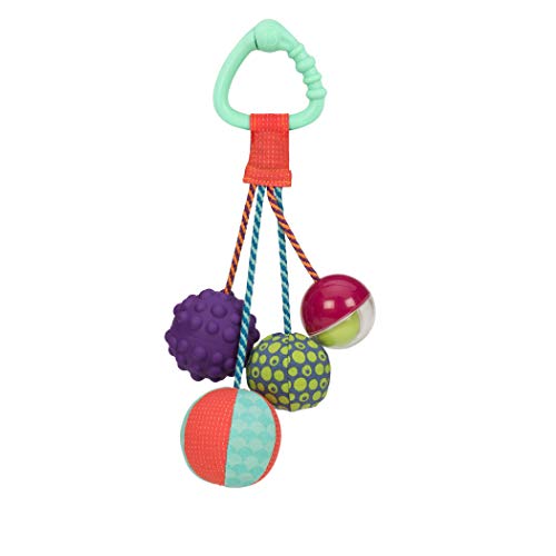 B. Toys – Sounds So Squeezy – Rattle Ball – Sensory Toy with Colors