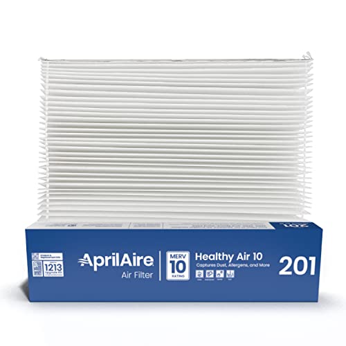 AprilAire 201 Replacement Furnace Filter for AprilAire or Space-Gard 2200 or 2250 Whole-House Air Purifiers – MERV 10, 20x25x6 Air Filter (Pack of 2)
