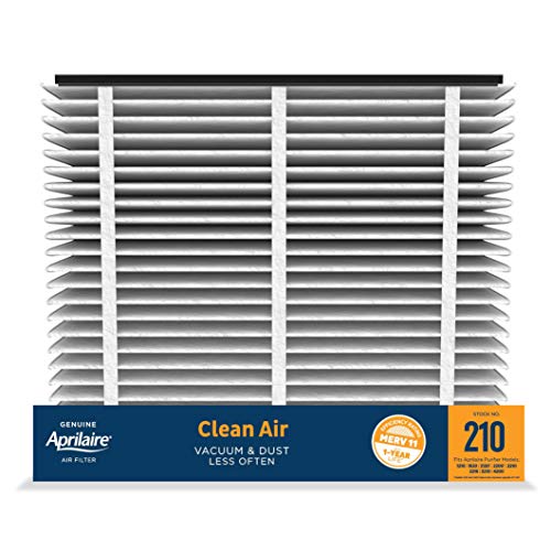 AprilAire 210 Replacement Filter for AprilAire Whole House Air Purifiers – MERV 11, Clean Air & Dust, 20x25x4 Air Filter (Pack of 2)