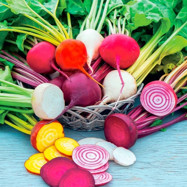 Beet Seeds – Rainbow Mix – 1/4 Pound – Mixed Vegetable Seeds, Heirloom Seed, Open Pollinated Seed Easy to Grow & Maintain, Fast Growing, Root Vegetable, Container Garden
