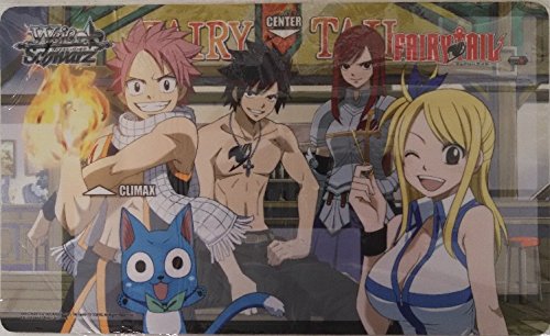 LIMITED EDITION Fairy Tail Anime PLAYMAT – Weiss Schwartz from Booster Case! NATSU LUCY ERZA GREY HAPPY