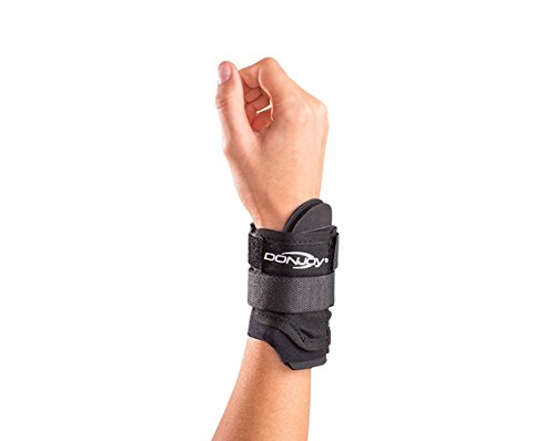 DonJoy Wrist Wraps Support Brace, Large, Black